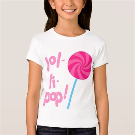 Pink And Blue Lollipop T Shirt Zazzle