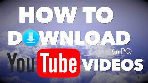 How To Download Video From Youtube In Pc Youtube