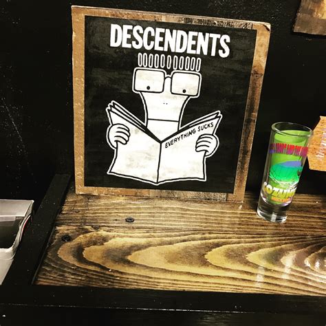Descendents Punk Rock Rustic Decor Basement Bar Plans Basement