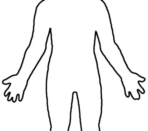 Male Body Outline Drawing Free Download On Clipartmag