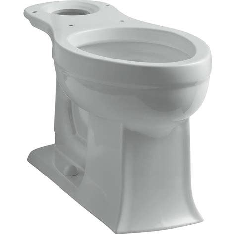 Kohler Archer Ice Grey Elongated Chair Height Toilet Bowl At