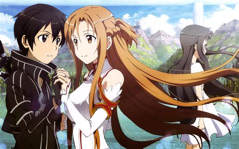 Kirito Asuna And Yui K Ultra Hd Wallpaper And Background Sword Art