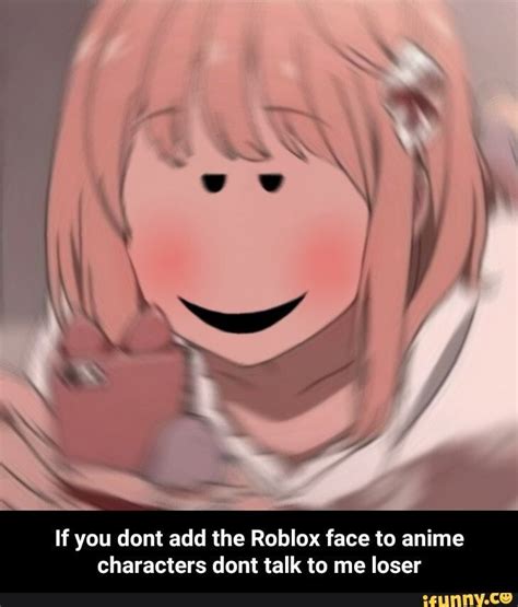 Anime Girl Face Roblox Ad4