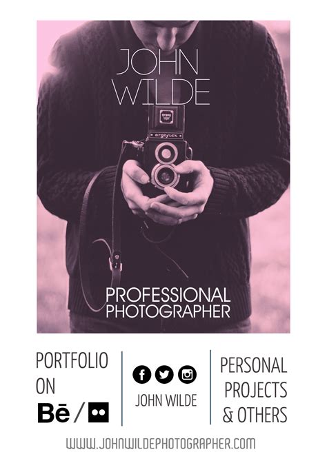 Photographer | Photographer portfolio, Photographer, Promotional flyers