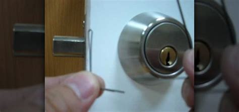 How To Pick A Deadbolt Door Lock With Bobby Pins Quickly Lock Picking