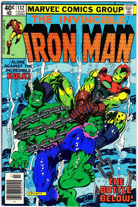 Iron Man 132 1st Series 1968 March 1970 Marvel Comics Grade F Vf Iron Man Comic Books Old