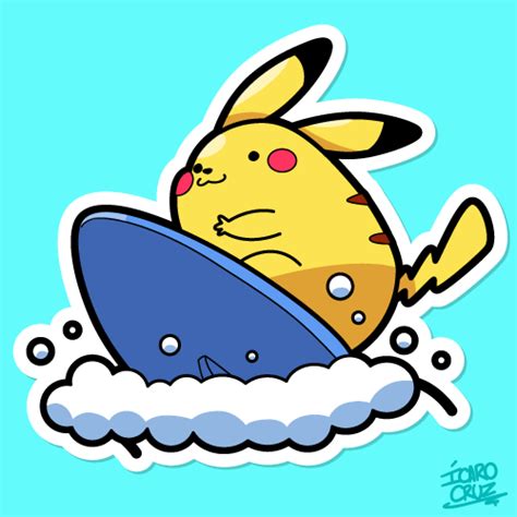 Surfing Pikachu By Ikarokruz On Newgrounds