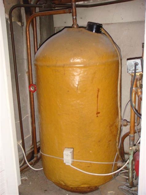 Hot water storage tanks can also be classified based on how they are run: Hayes,Middx. Supply/Fit Hot Water Tank with Immersion ...