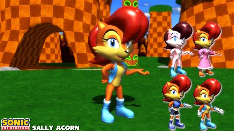 Mmd Model Sally Acorn Classic Download By Sab64 On Deviantart