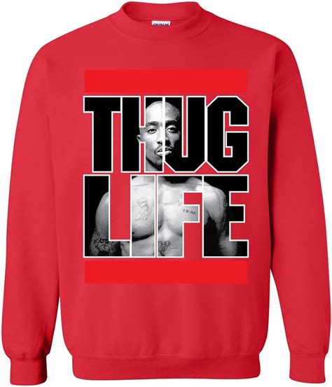 Tupac 2pac Thug Life Rap Hip Hop Artist Tupac Shakur Crewneck Sweater