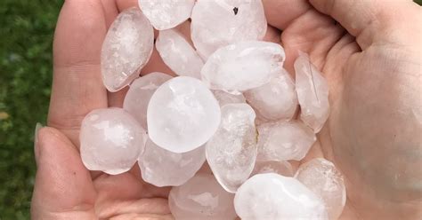 Severe Weather Brings Quarter Sized Hail Thunderstorms Throughout