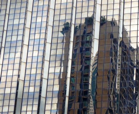 Free Stock Photo Of Abstract High Rise Building Reflection In The Glass