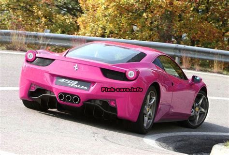 Rosa Ferrari 458 Italia Thefastandtheluxurious Ferrari 458 Italia