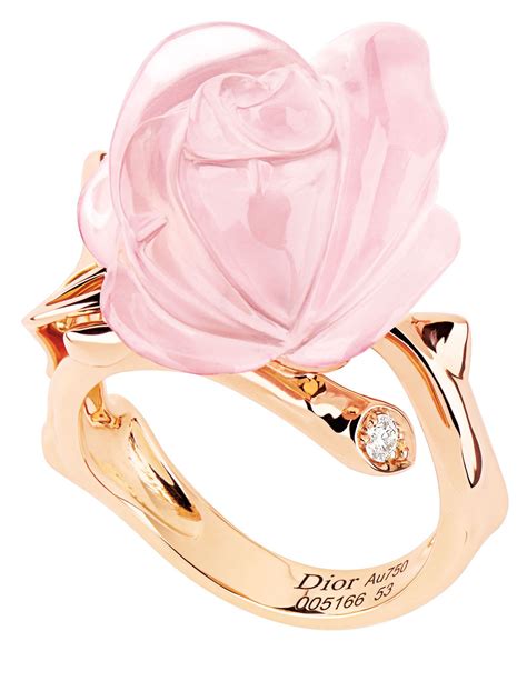 Stone Forms Dior Jewelry Pink Quartz Jewelry Dior Ring