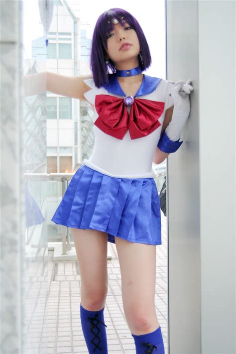 Bishoujo Senshi Sailor Moon Boots Cosplay Gloves Miniskirt Namada Pleated Skirt Purple Hair