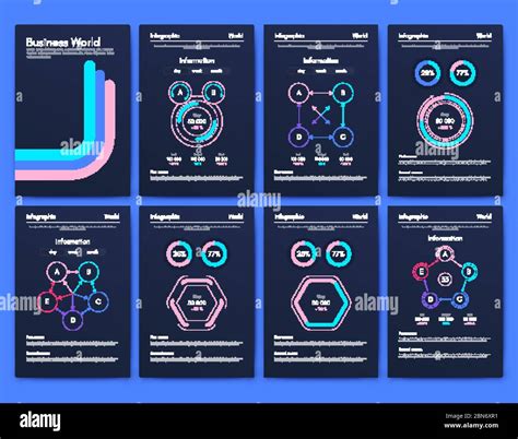 Modern Infographic Vector Elements For Business Brochures Use In