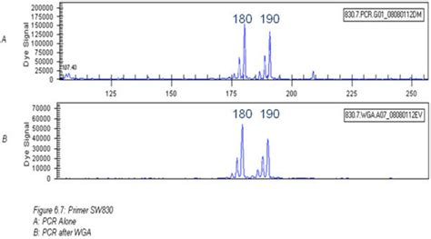 An Example Of Capillary Electrophoresis Results Before Graph A And
