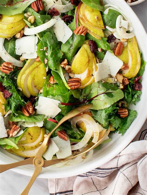 Pear Salad With Balsamic And Walnuts Recipe Love And Lemons