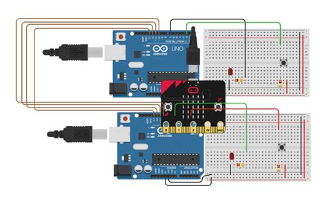 Circuit Design Act 2 Spi Communication Between The Two Arduino Boards Tinkercad