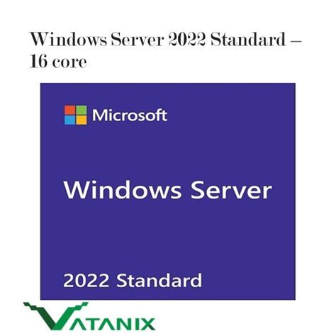 Windows Server 2022 Standard 16 Core License Pack Commercial Free