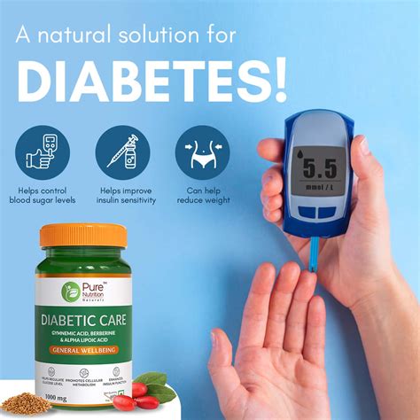 Buy Pure Nutrition Diabetic Care Tablets Improves Insulin Sensitivity