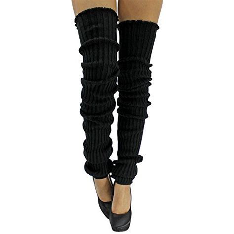 Luxury Divas Extra Long Thick Slouchy Knit Dance Leg Warmers Click Image To Review More