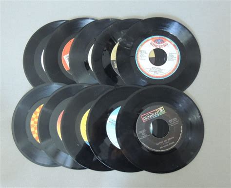 45 RPM Records Set of 10 1960's 1970's 1980's