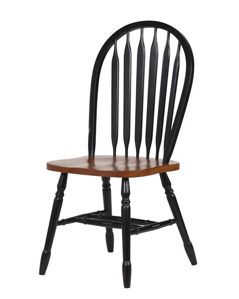 If you have back pain or struggle with maintaining your posture, then certain styles of chairs might be better for you, with a supportive structure that is. Sunset Trading 38″ Arrowback RTA Dining Chair In Antique ...