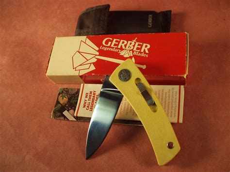 High Adventure Outfitters Gerber Bolt Action Nib Ivory Utility Knife