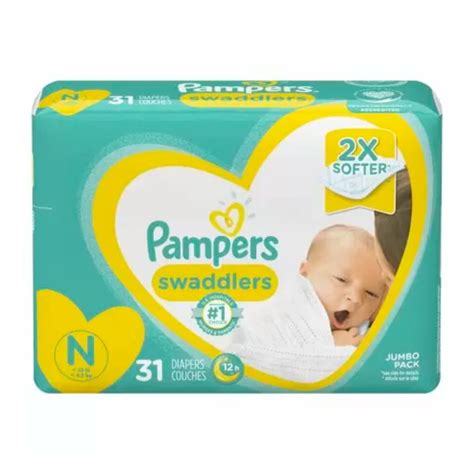 Pampers Swaddlers Diapers Jumbo Pack Size N 31 Count Medaki