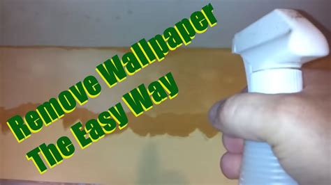 How Remove Wallpaper The Easy Way Youtube