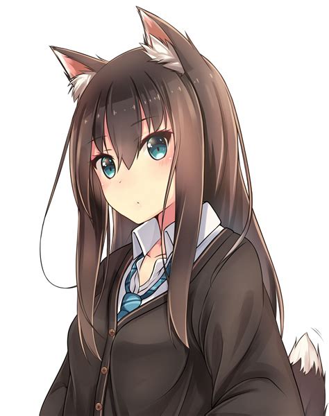 Black Anime Girl With Cat Ears Maxipx