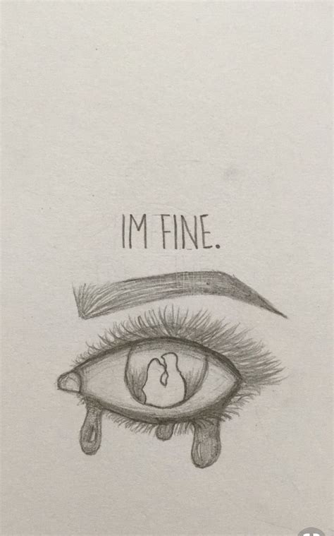 Easy Pencil Drawings Of Sadness