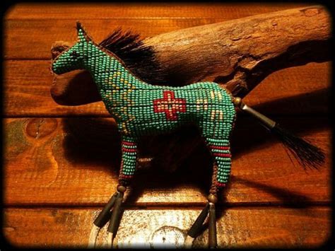 Beaded Horse Amulet