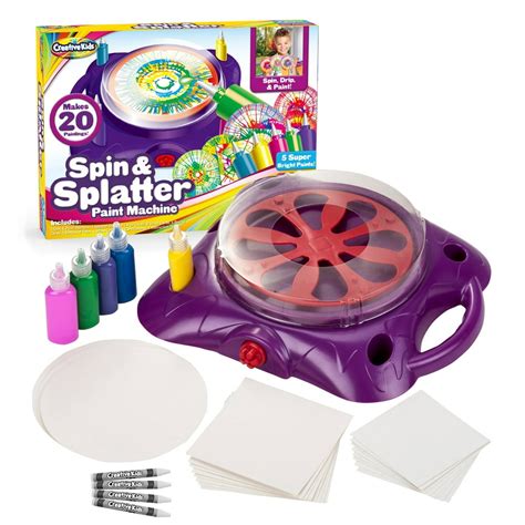 Creative Kids Spin And Paint Art Kit Spinning Art Machine Flexible