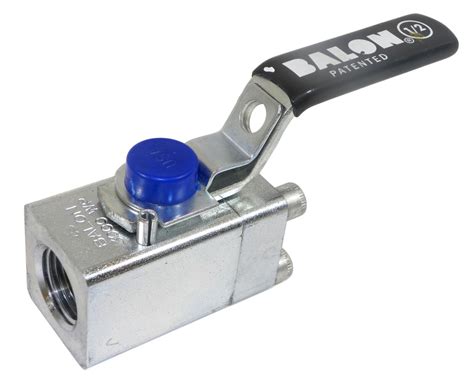 Balon Lm 05361 12 Lever Operated Ball Valve Screwed End 3000 Psi Wp