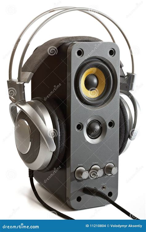 Headphones And Computer Speaker Stock Images Image 11210804