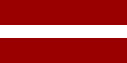 Republic of latvia isolated map and official flag icons. Latvia - History of Flag