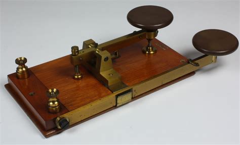 Morse Key Marconi S Wireless Telegraph Circa