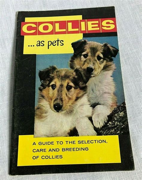 Collies As Pets Vintage 1955 Guide To The Selection Care And Breeding Of
