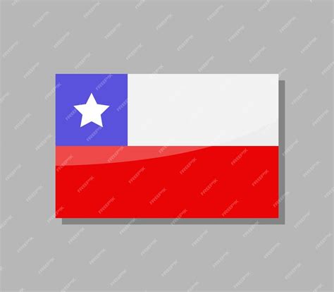 Bandera De Chile Vector Premium
