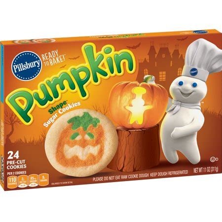 You can easily make chocolate chip or sugar cookies with the. Pillsbury Ready to Bake!™ Pumpkin Shape™ Sugar Cookies ...