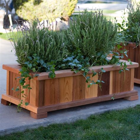 After seeing how expensive similar planter boxes were at the nursery i had to see if i could build a better version for only a fraction of the cost. Patio Backyard Cedar Garden Planter - recognizealeader.com