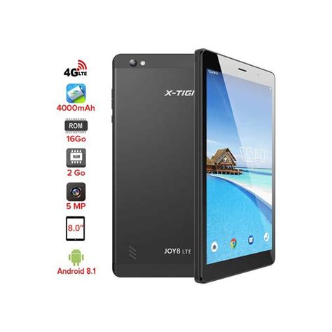 X Tigi Joy8 Lte 4g Tablet 80 Ips 16gb2gb 5mp 4000mah Black