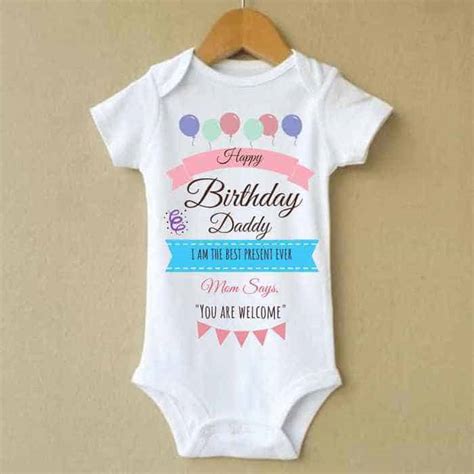 There are so many reasons why i love my baby daddy….and #1 on the list…. Happy Birthday dad Onesies - Happy Birthday Daddy Onesie ...