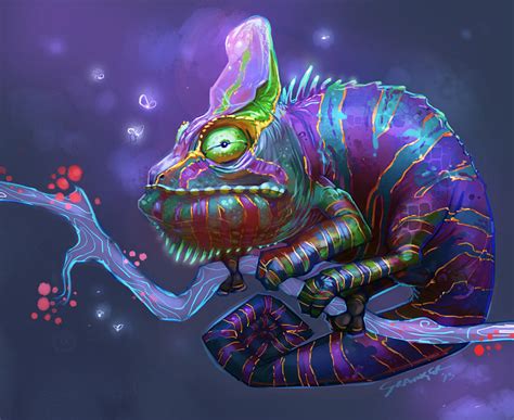 Cosmic Chameleon By Grainicus On Deviantart
