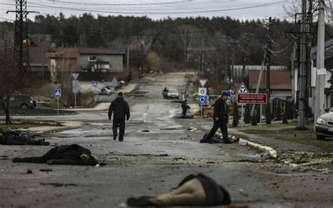 Streets Of Bucha Found Strewn With Corpses After Ukrainians Retake