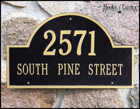 Address Plaques Street Address Signs Decorative Home
