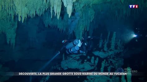 Mexique La Plus Grande Grotte Sous Marine Du Monde A été Découverte