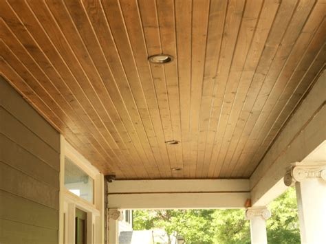 This is an advantage over metal grid as metal components are in 12' long sections and quite expensive to ship. How to Install Porch Ceiling Panels